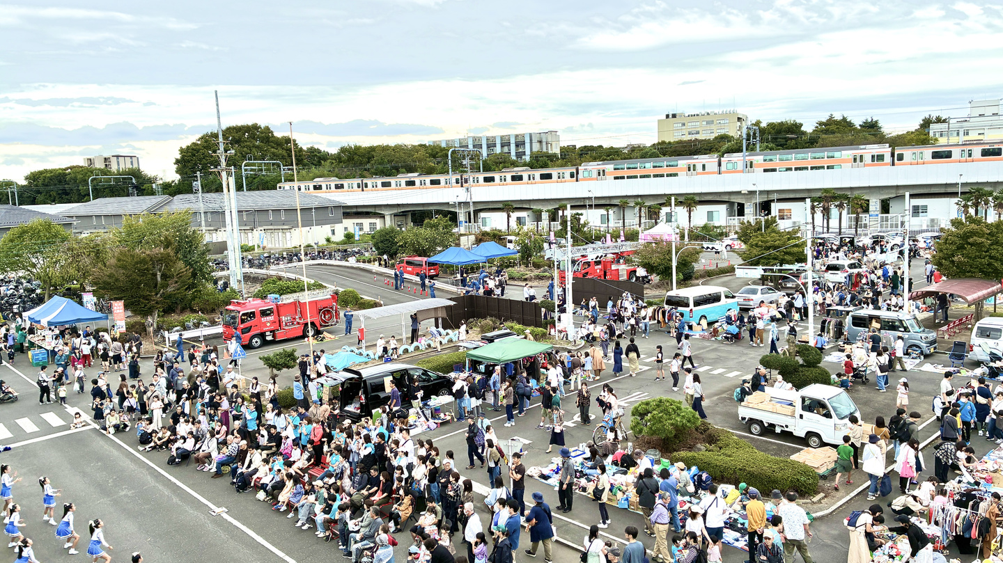 フリーマーケットの様子