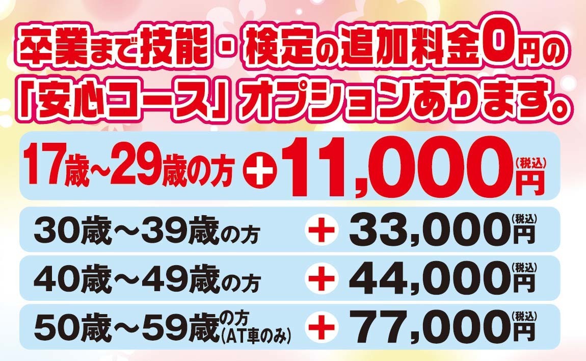 安心コース料金