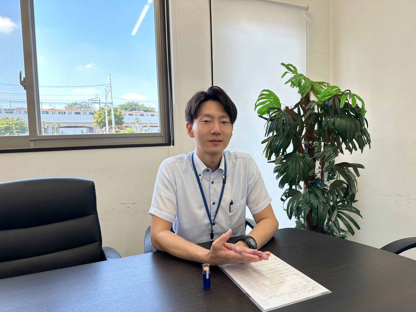 笑顔の指導員